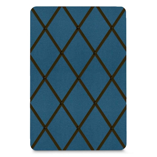 96"x48" 3-Door Enclosed Outdoor Letterboard, Blue Felt/Black